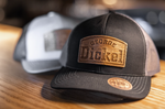 Dickel Black Barrel Wood Label Hat
