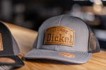 Dickel Gray Barrel Wood Label Hat